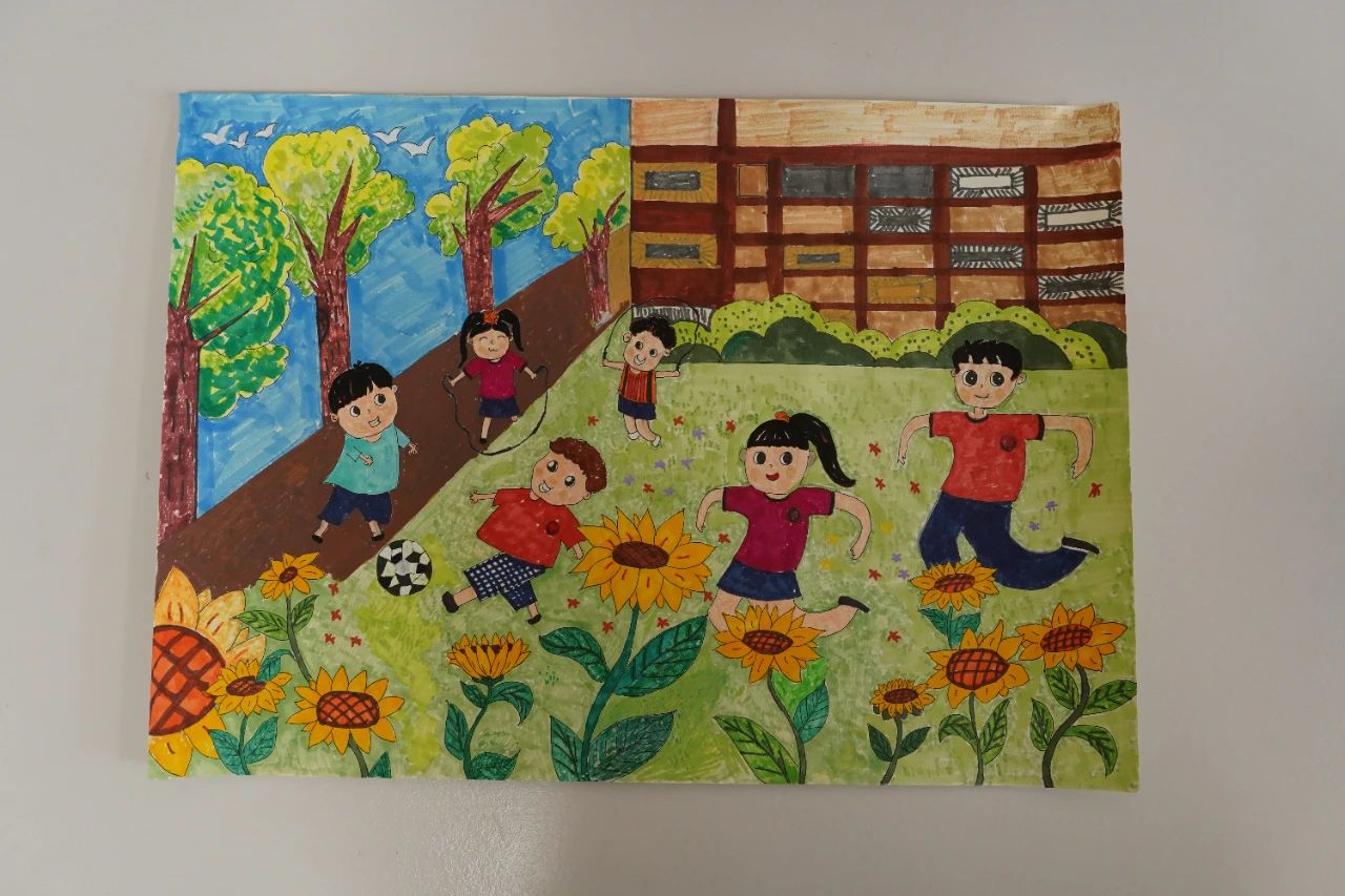 “梦想起航 健康成长 传递快乐”心理健康画画作品-图32