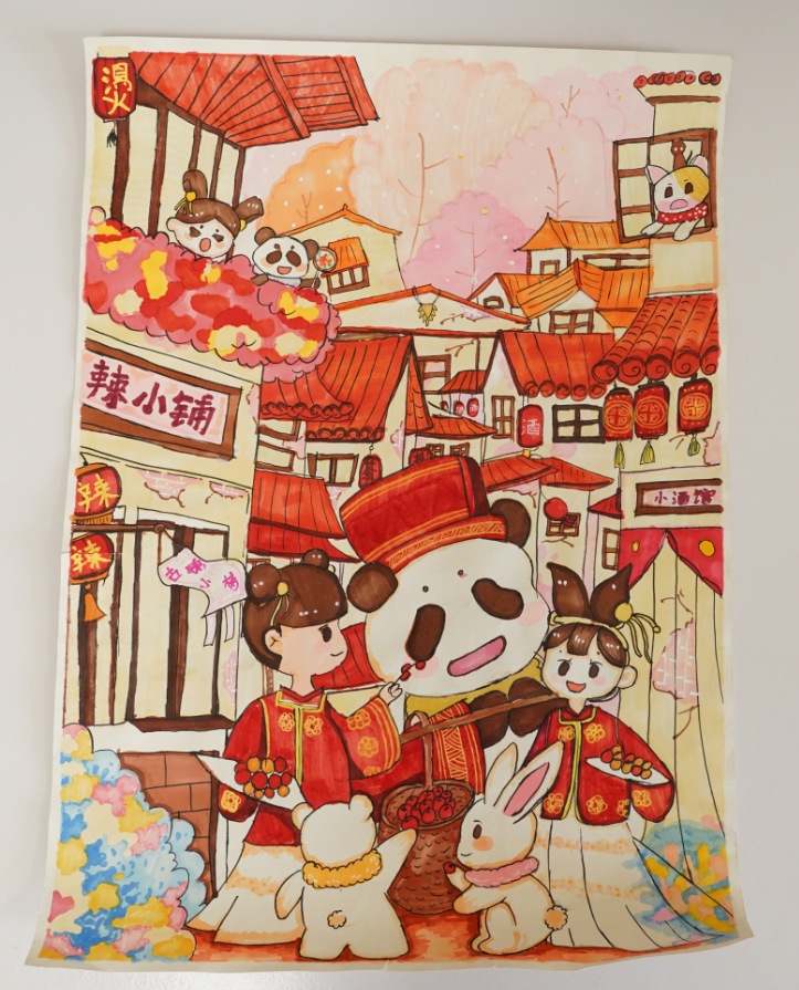 “梦想起航 健康成长 传递快乐”心理健康画画作品-图16