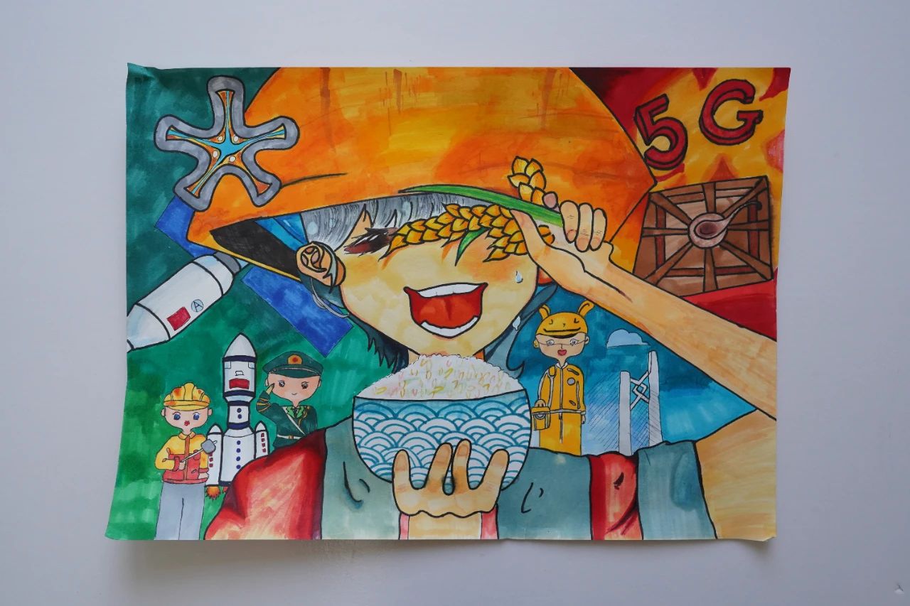 “梦想起航 健康成长 传递快乐”心理健康画画作品-图4