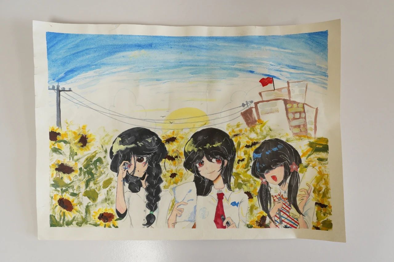 “梦想起航 健康成长 传递快乐”心理健康画画作品-图22