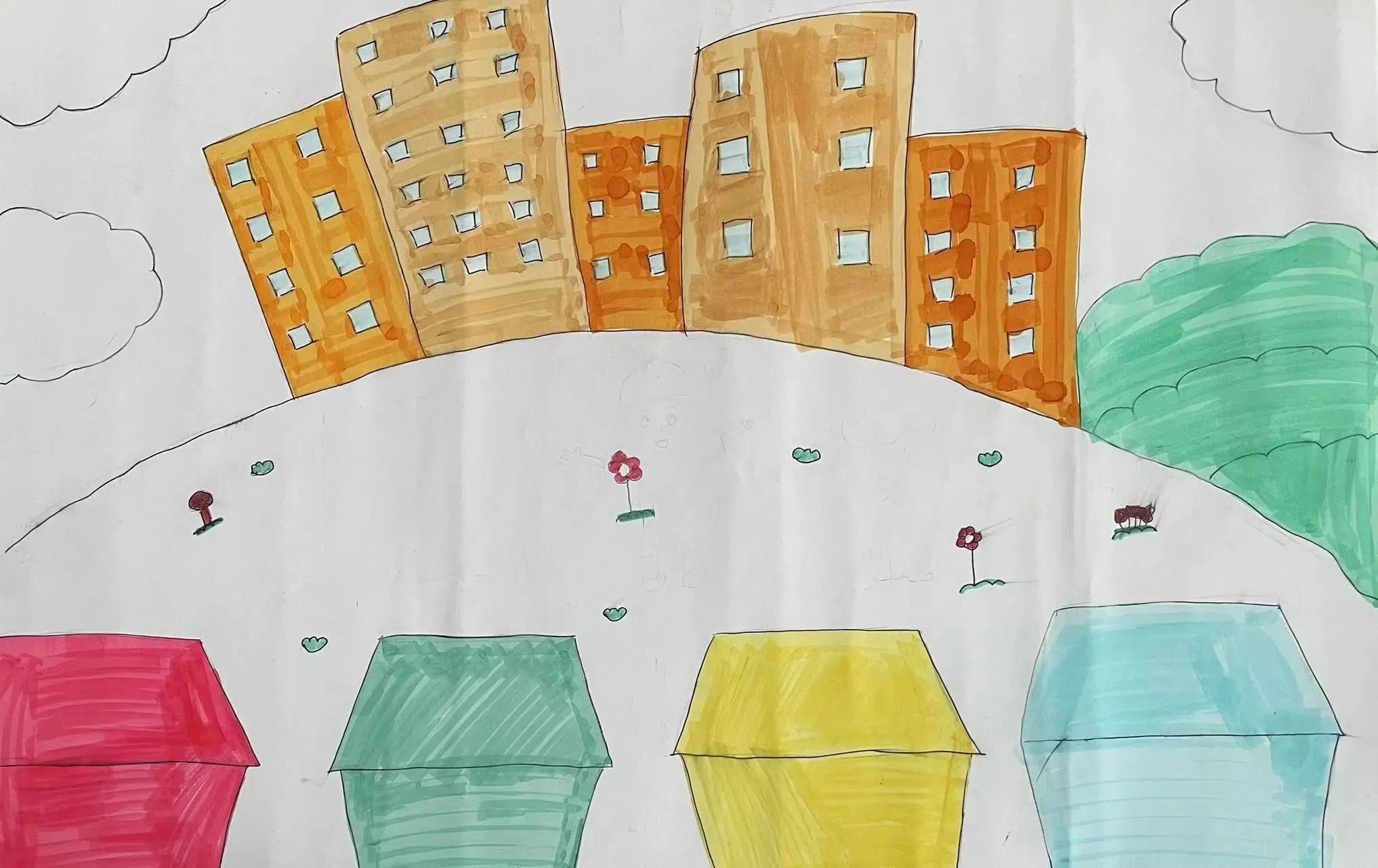 《生态保护 低碳出行》小学低年级绘画（七）
