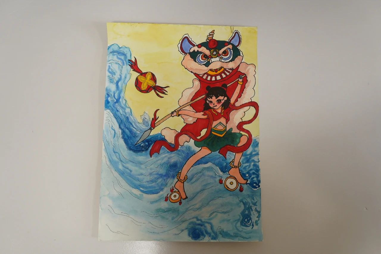 “梦想起航 健康成长 传递快乐”心理健康画画作品-图7