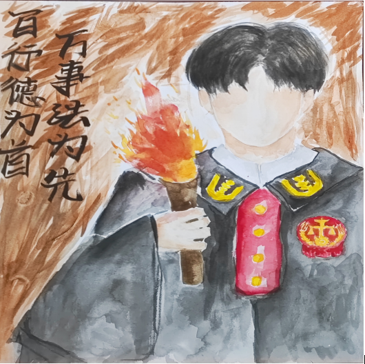 “拒绝校园霸凌 携长风与你 保护少年的你”儿童绘画作品（二）