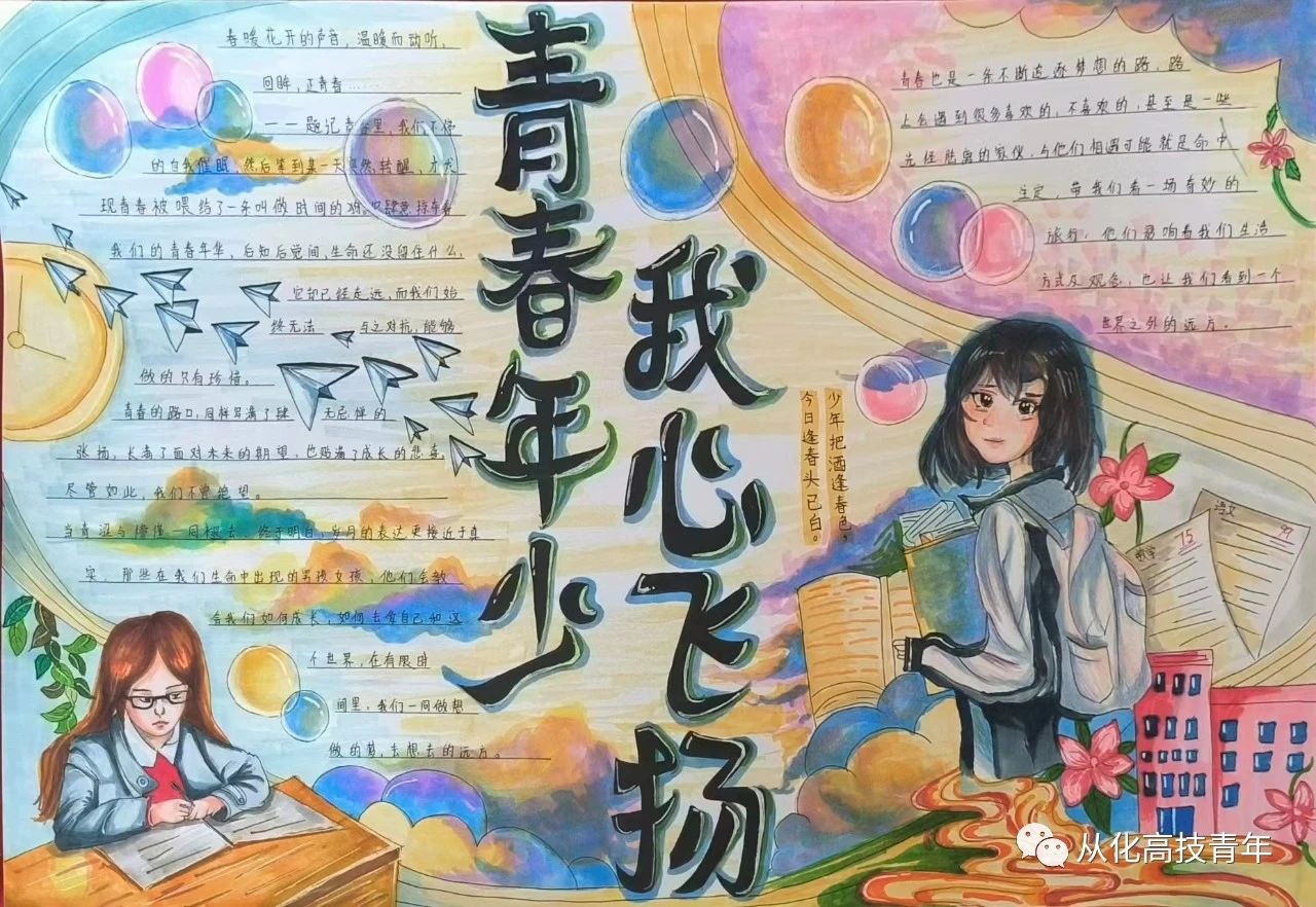 “青春年少 我心飞扬”心理健康主题绘画（5）
