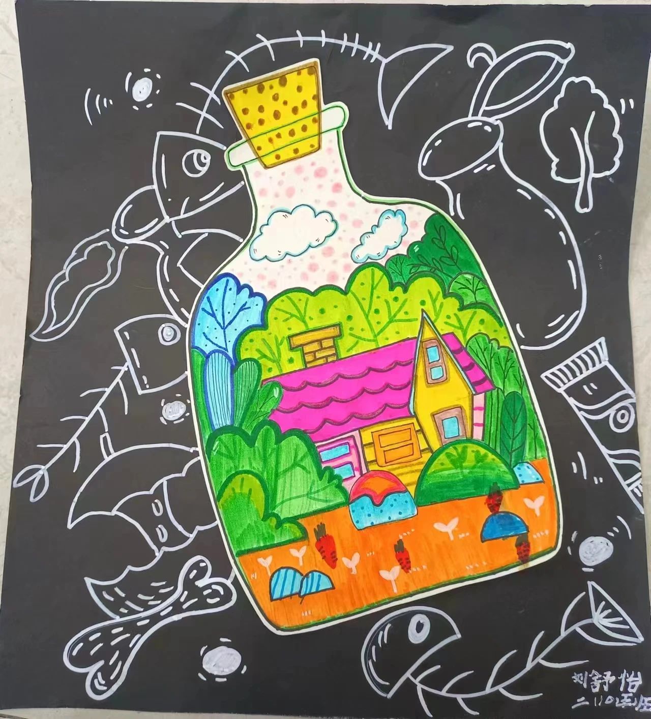 “守护生态环境 人与自然共生”美丽中国绘画作品（21）