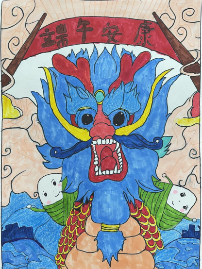三年级端午节绘画作品