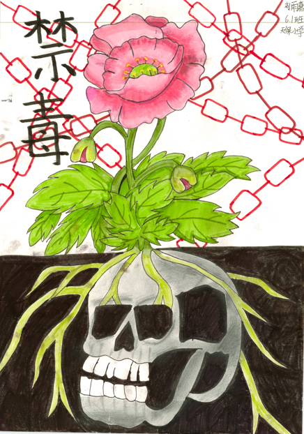 有创意的禁毒儿童绘画作品十二