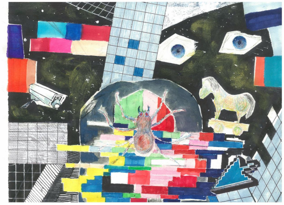 网络安全绘画图片作品（2）