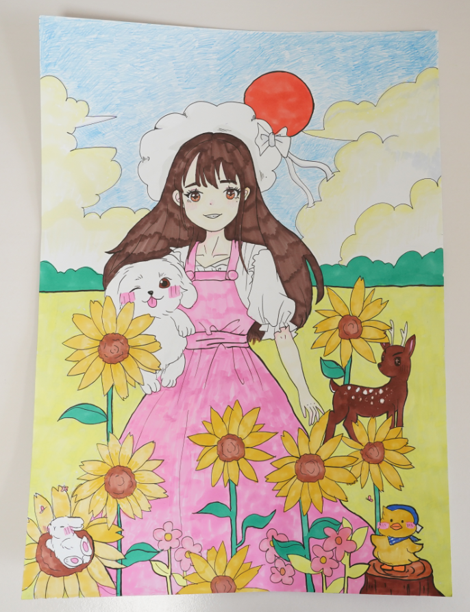 “梦想起航 健康成长 传递快乐”心理健康画画作品-图26