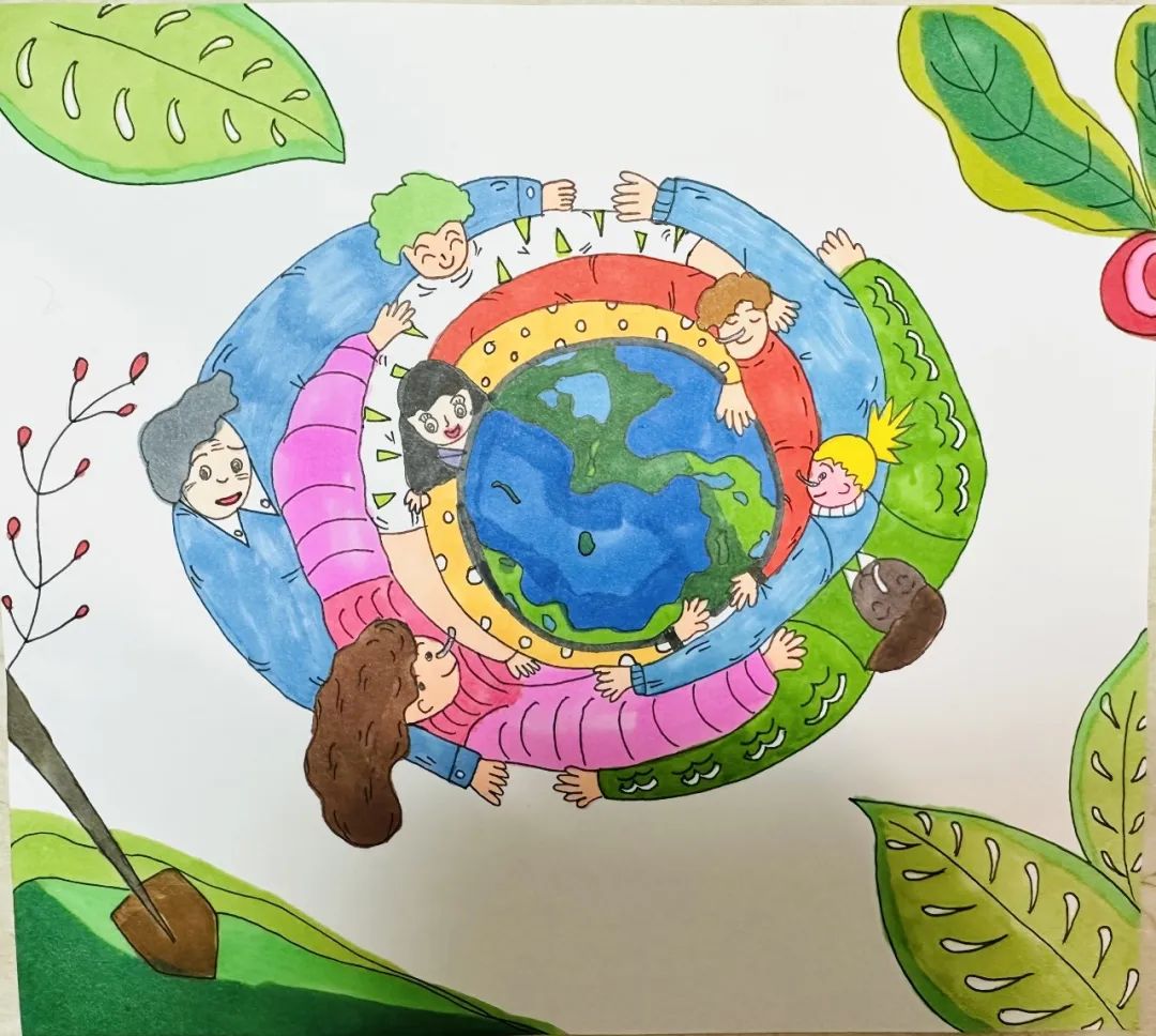 关于节能减排的创意绘画图片作品九