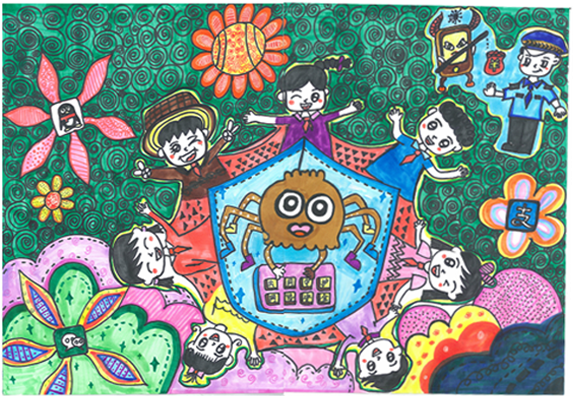 网络安全绘画图片作品（7）