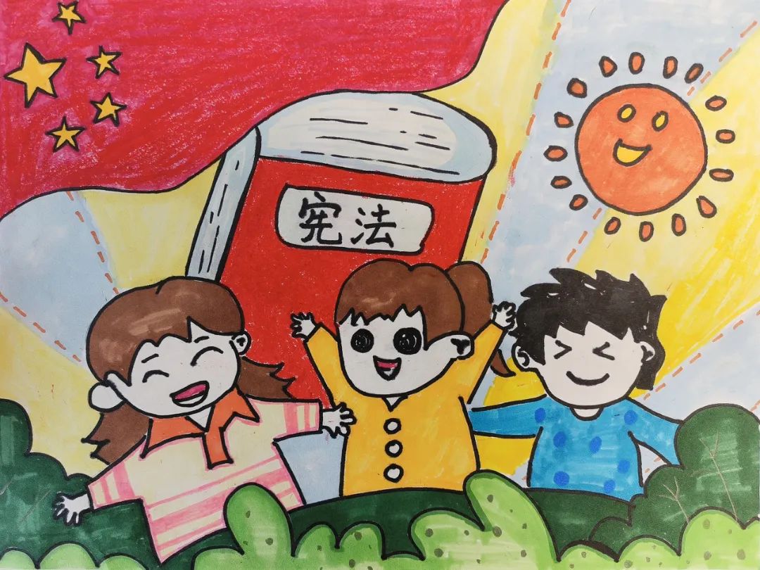 “关爱青少年 护童成长”未成年人保护法主题绘画（5）