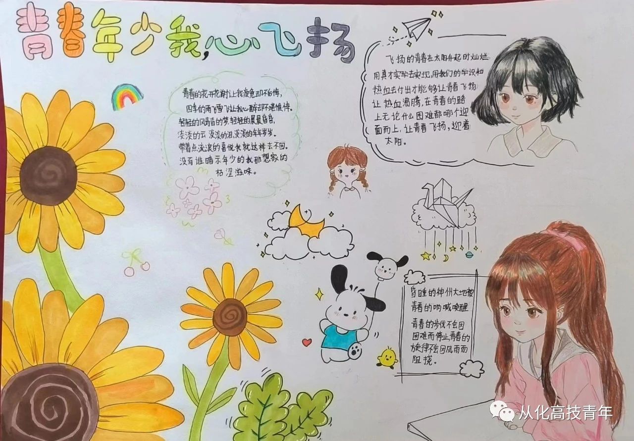 “青春年少 我心飞扬”心理健康主题绘画（13）