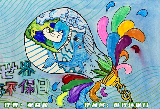 “积极应对气候变化 推动绿色低碳发展”全国低碳日主题儿童画（16）