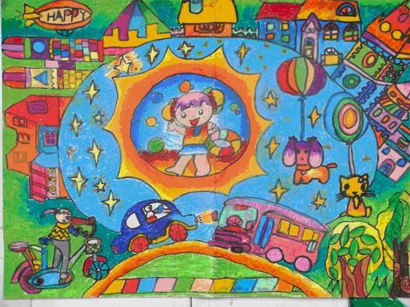 以夏天为主题的绘画作品简单好看第八张