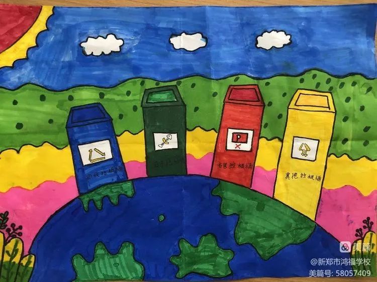 “加快美丽中国建设 人与自然和谐共生”主题儿童画作品（十四）