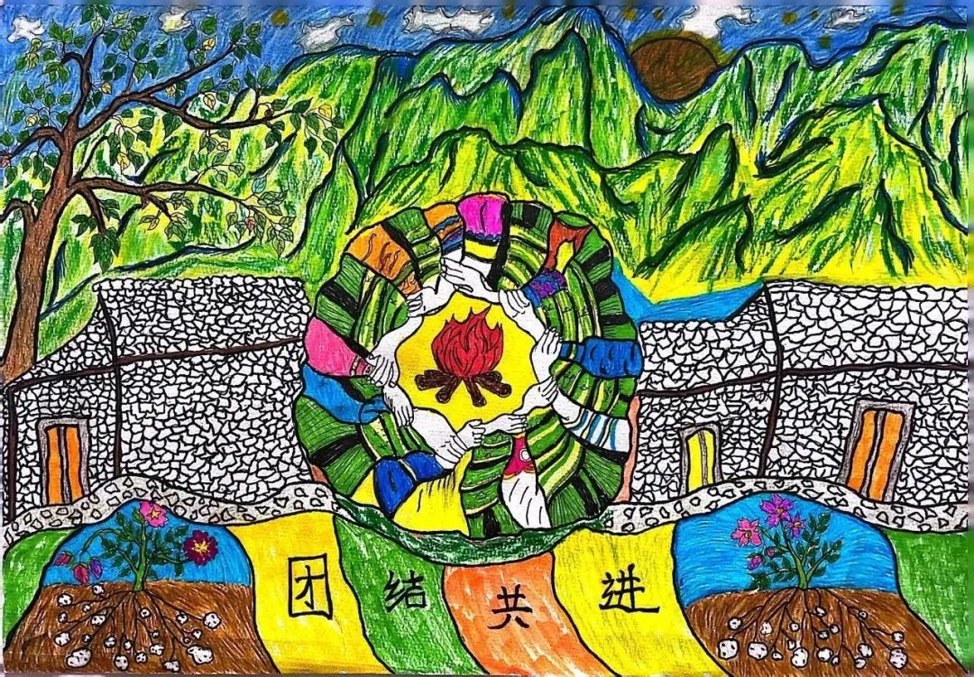 “红领巾 手拉手 民族团结一家亲”主题优秀作品（十）