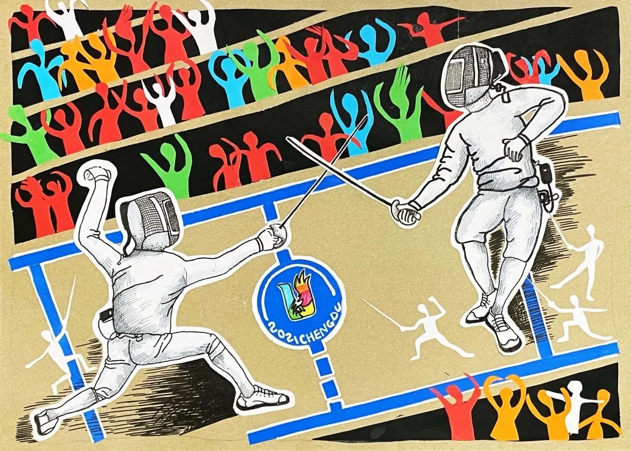 成都大运会儿童画作品(8/10)