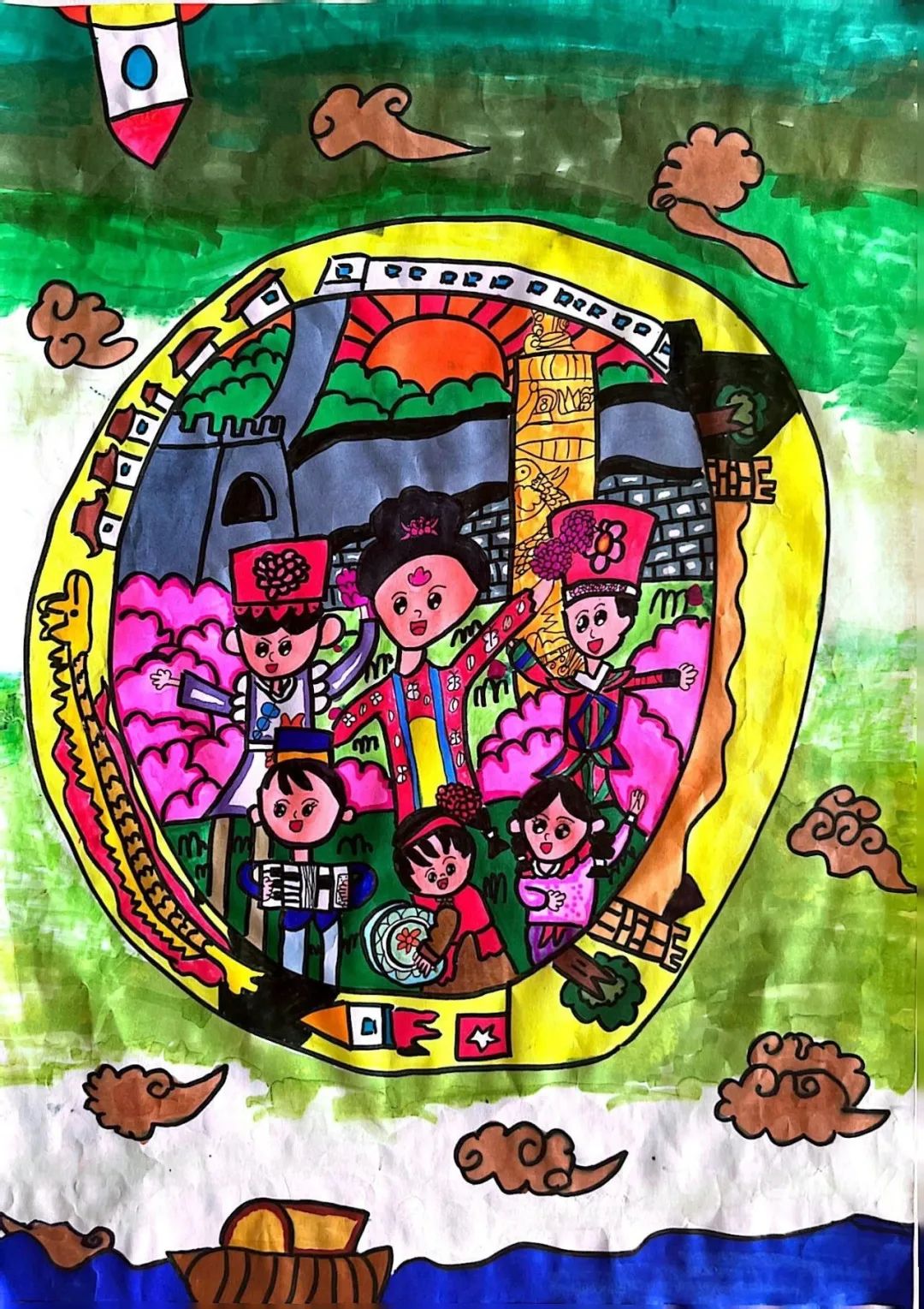 “红领巾 手拉手 民族团结一家亲”主题优秀作品（十五）