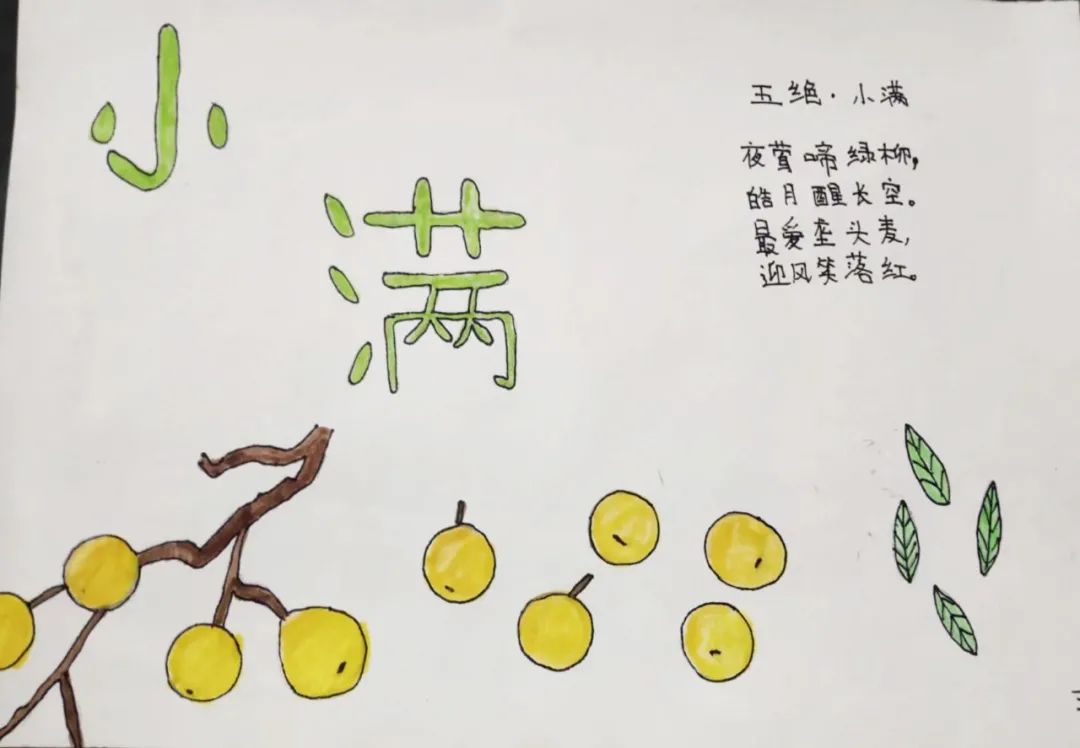 二十四节气之小满主题绘画（12）