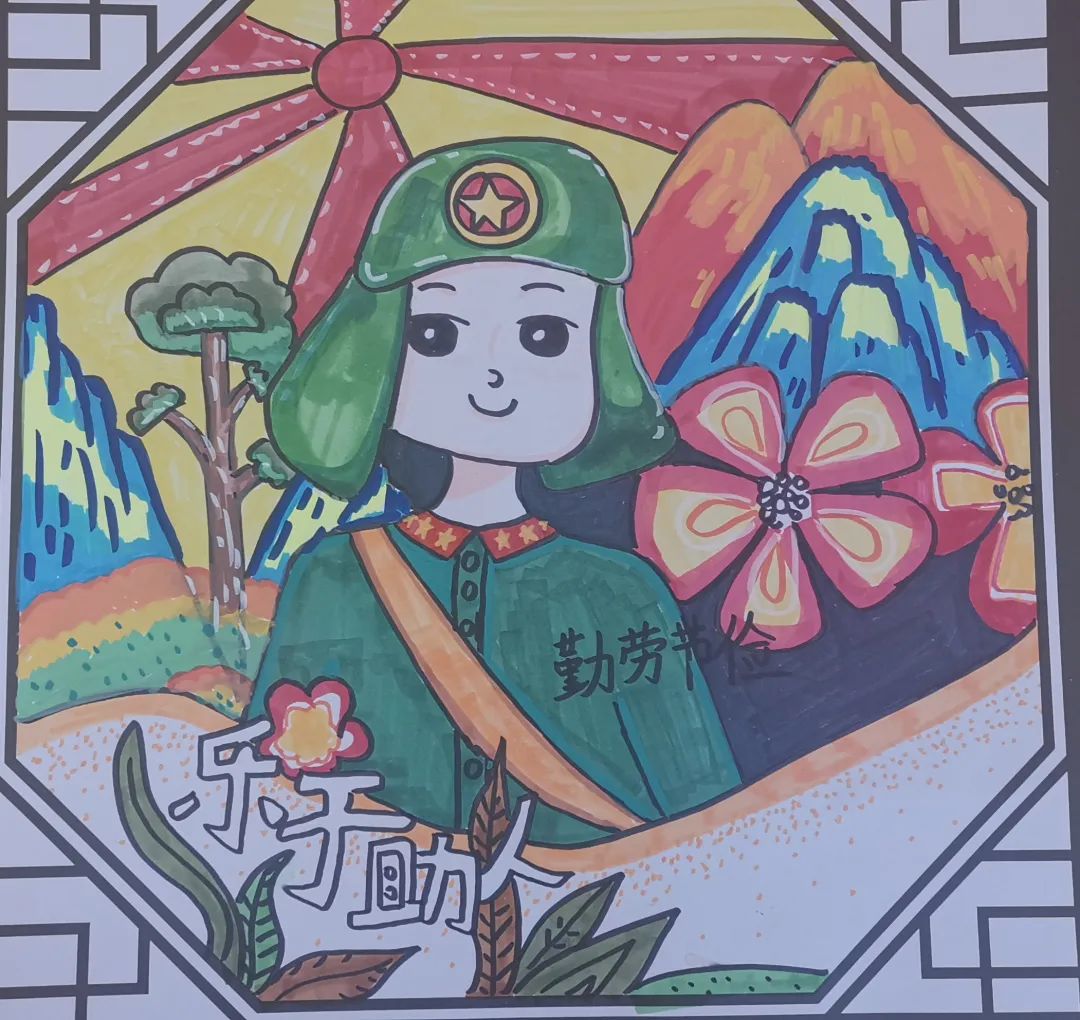 “学雷锋 树新风”绘画作品图片（14）