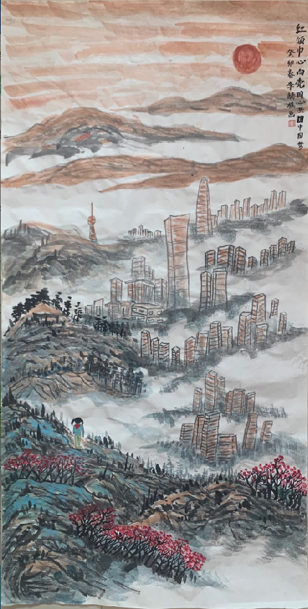“红领巾 心向党 手绘伟大变革”三年级绘画作品（5）