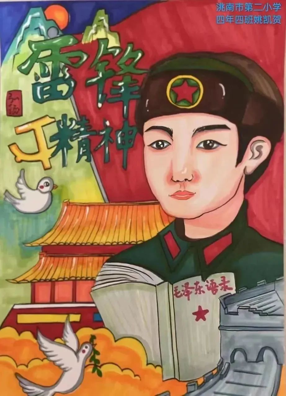 “童心迎八一 致敬最可爱的人”优秀儿童绘画作品（2）