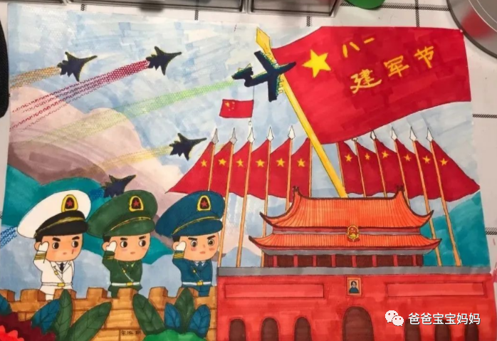  2023建军96周年绘画获奖图片（一）