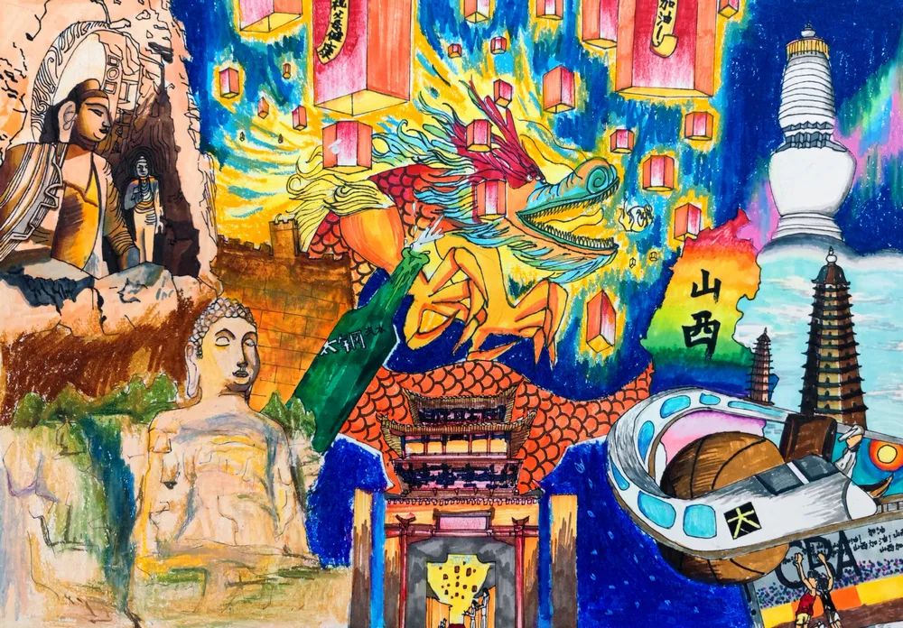 “献礼二十大 奋进新征程”主题系列绘画（十二）
