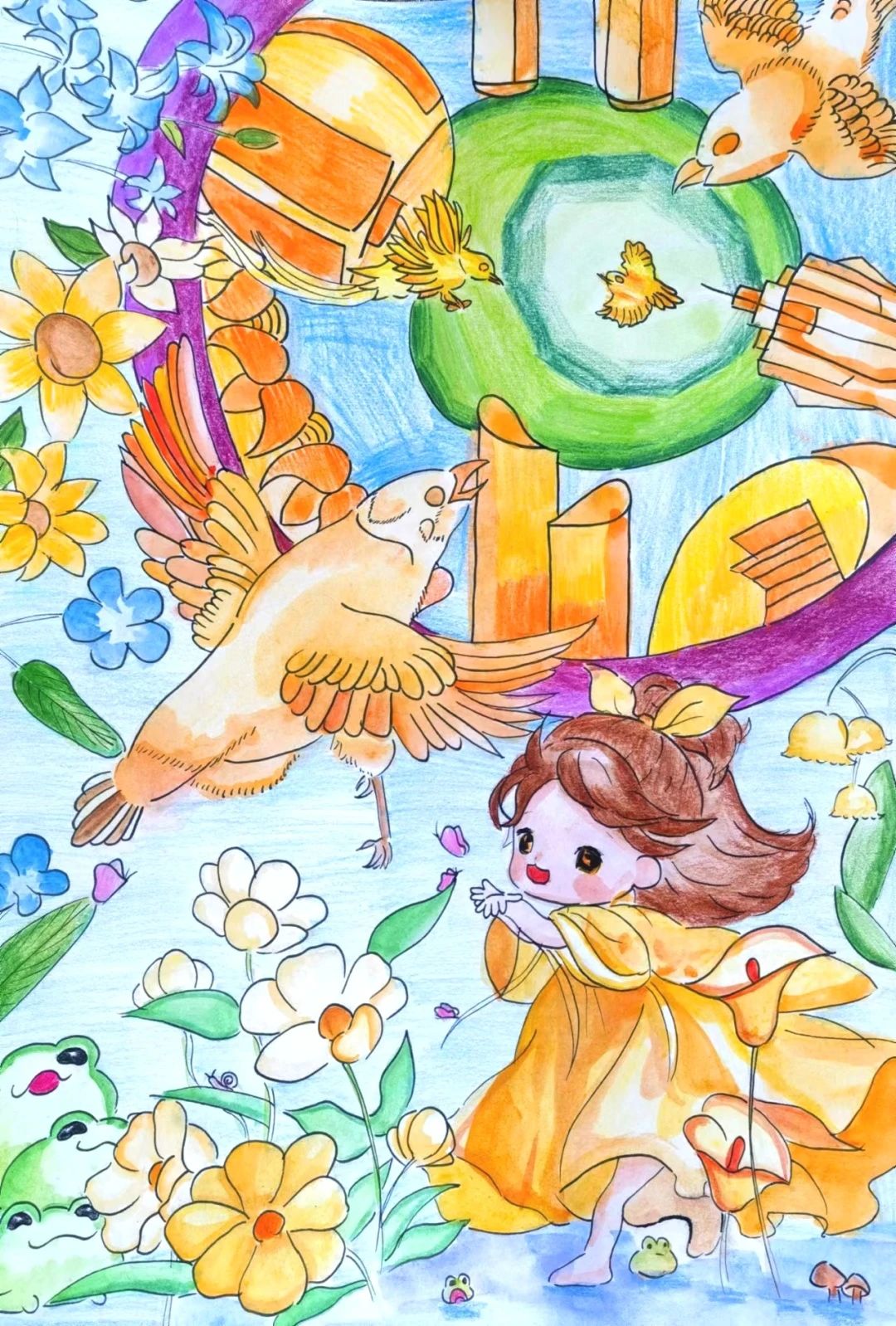 2023“喜迎亚运 韵味杭州”主题绘画图片（十四）