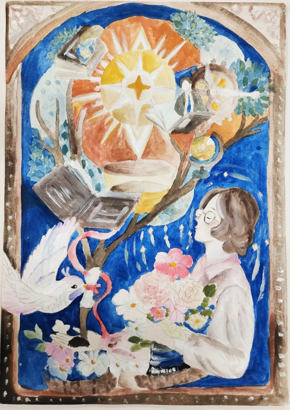 教师节快乐儿童画画图片（8）