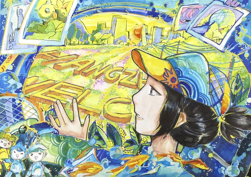 2023“喜迎亚运 韵味杭州”主题绘画图片（一）