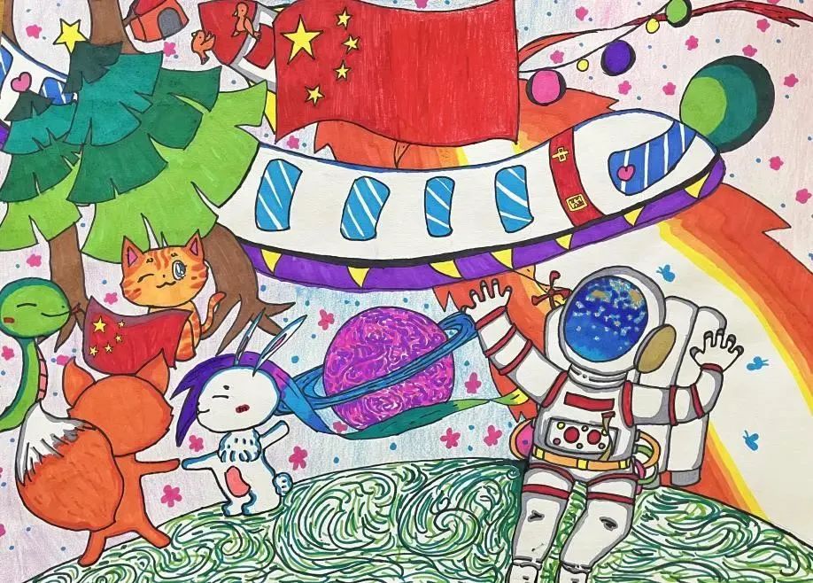 “畅享2035 新时代十年伟大变革”创意绘画（9）
