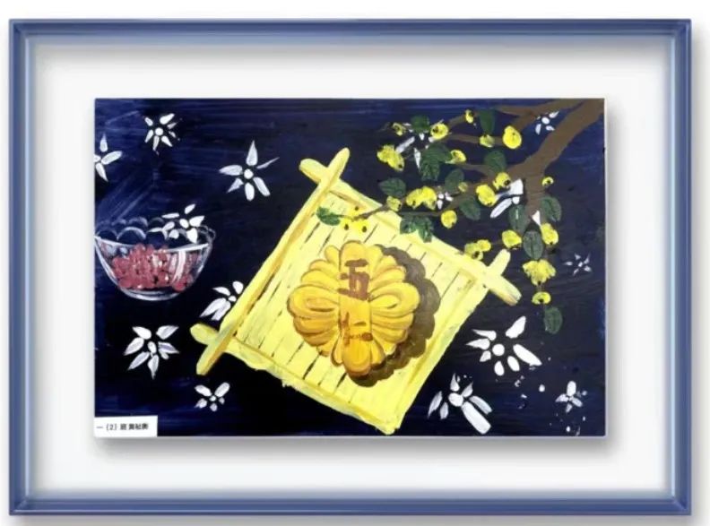 简单的中秋节小学生儿童画作品（1）