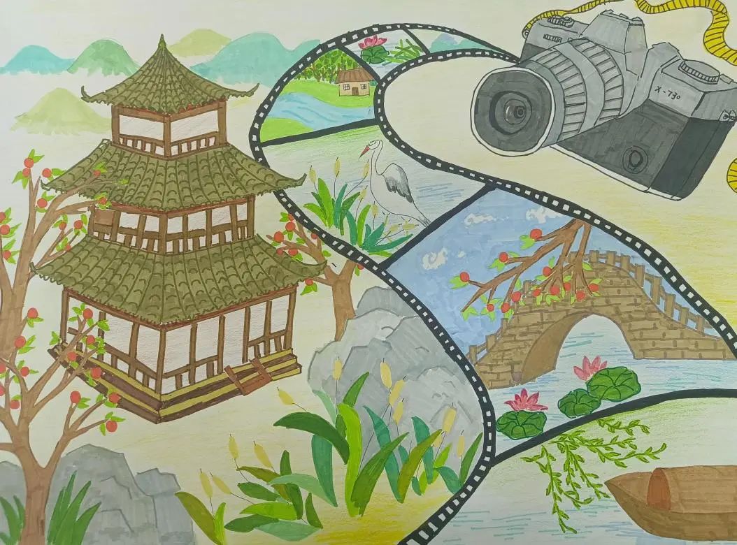 “亚运之城 魅力杭州”美丽家乡儿童画（六）