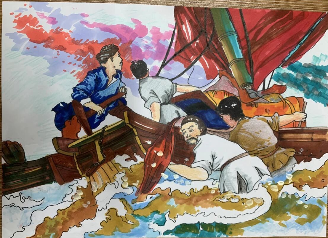 “寻访红色足迹 争做时代新人”儿童绘画作品（3）