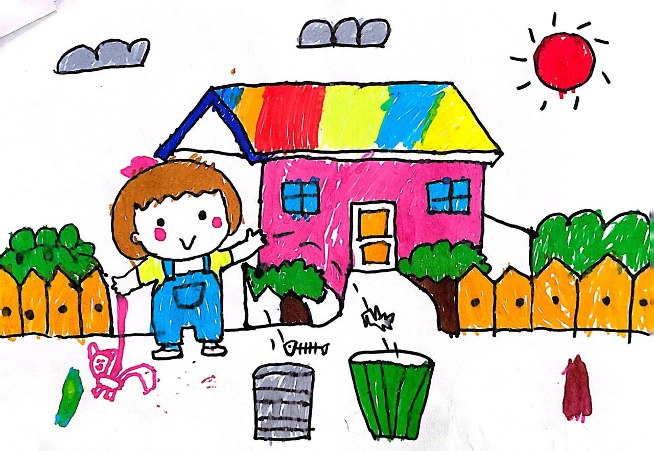 “我与无废城市”幼儿绘画简单第三张