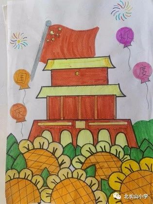 2023庆国庆74周年绘画作品（十）
