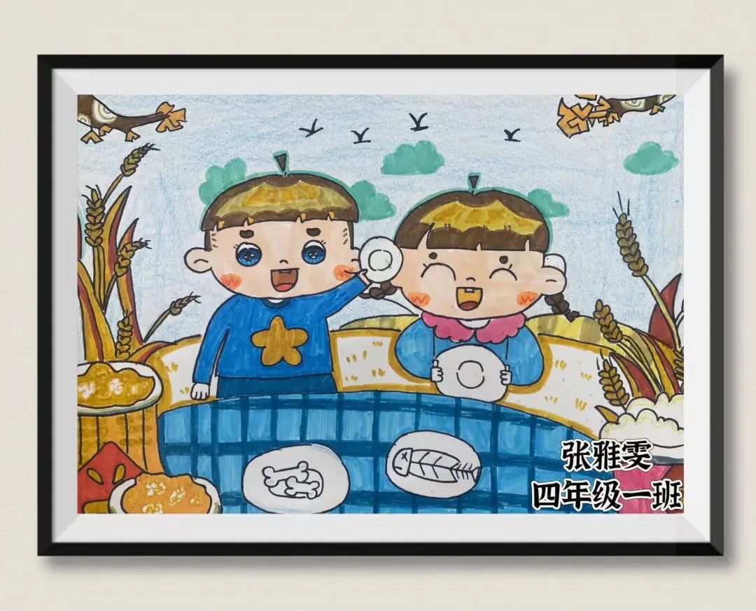 “节约粮食 从我做起”绘画图片作品（十五）