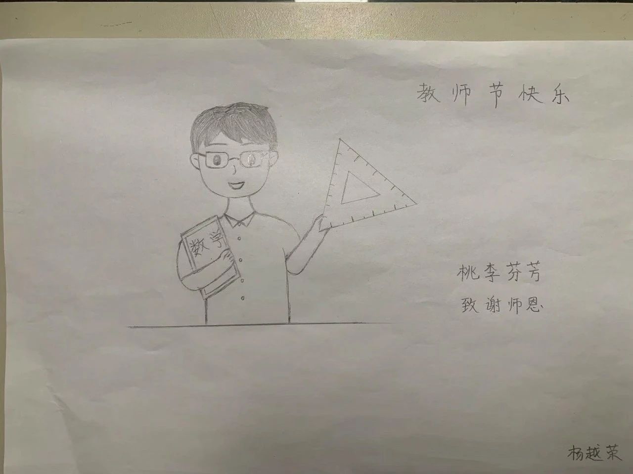 我心中的最美教师主题儿童画（29）