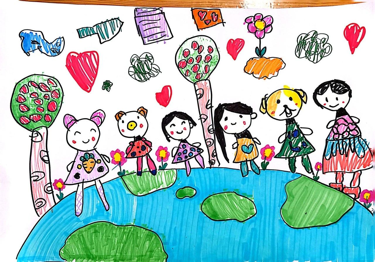 “我与无废城市”幼儿绘画简单第五张