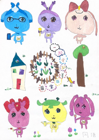幼儿园“珍惜资源 节能减排”环境保护主题画（8）