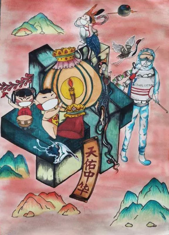 天佑中华儿童画