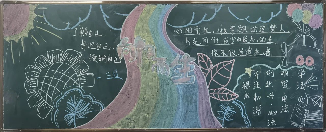 漂亮的心理健康主题黑板报设计-第4张
