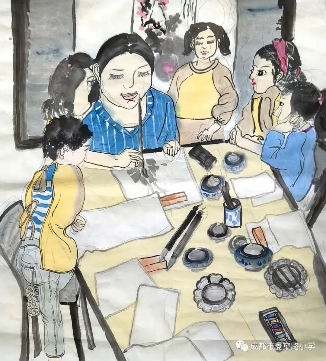“童真里的色彩——阳光下成长”优秀绘画作品（20）