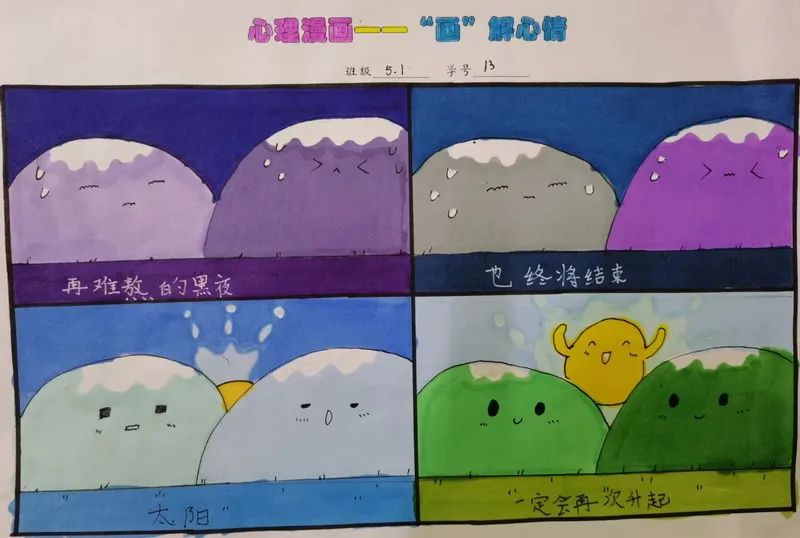 “阳光自信 健康成长”心理漫话作品（十四）
