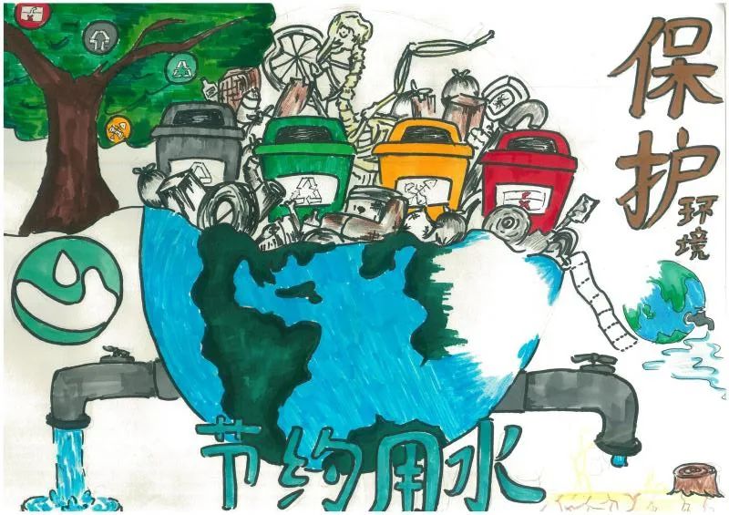 “美丽中国 我是行动者”绘画大赛作品选（六）