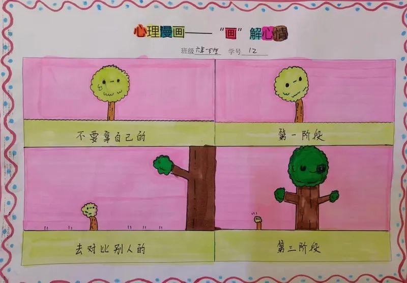 “阳光自信 健康成长”心理漫话作品（三）