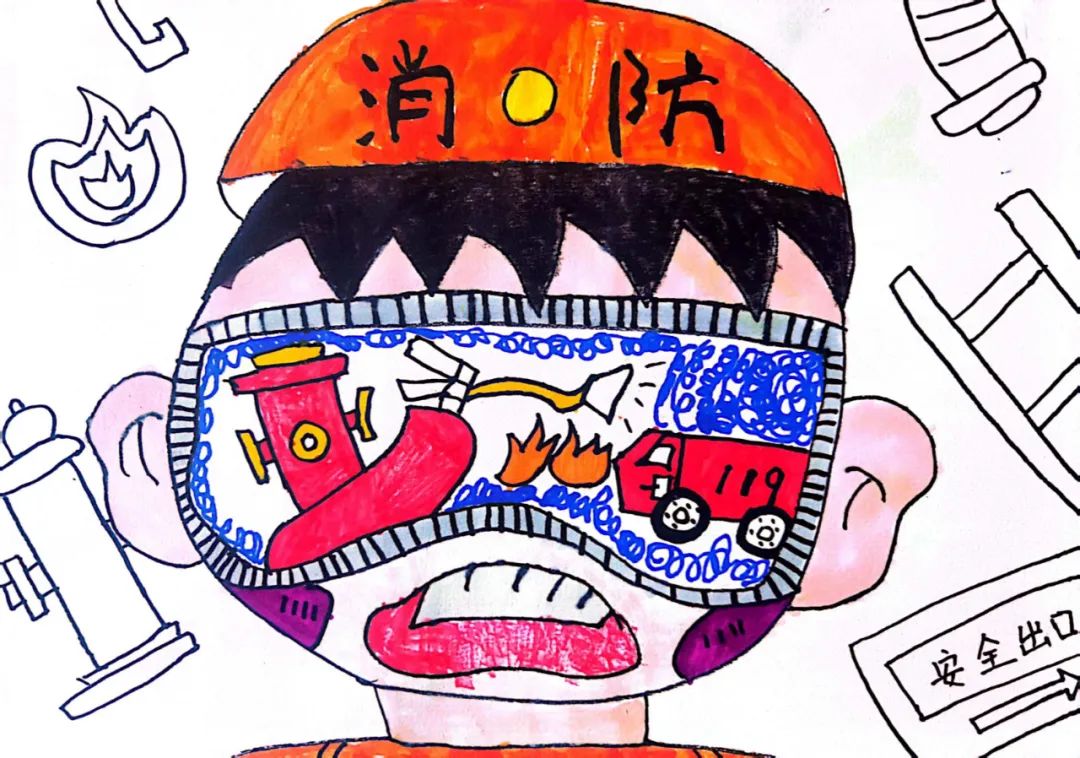 “妙手绘消防”2023消防安全作品大赛优秀绘画（十八）