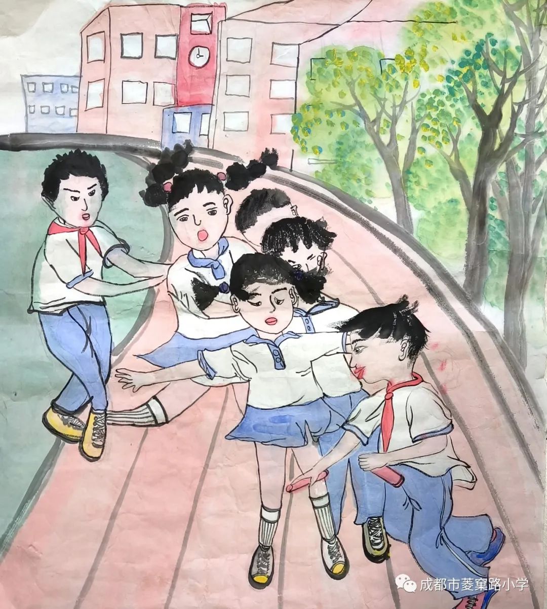 “童真里的色彩——阳光下成长”优秀绘画作品（21）
